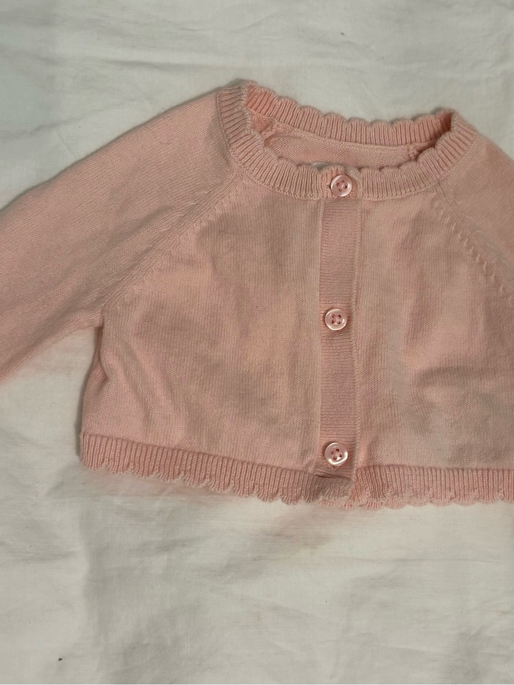 3-6 mos Baby Pink Knit Cardigan by Baby’s Gap Sweater